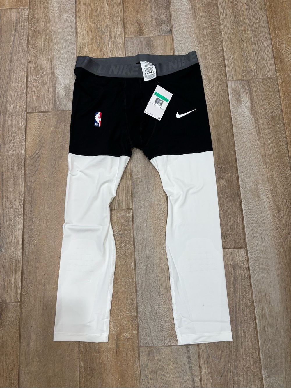 Nike Pro NBA Team Issue 3/4 Compression Tights Men’s Size XL-Tall | AT9764-011